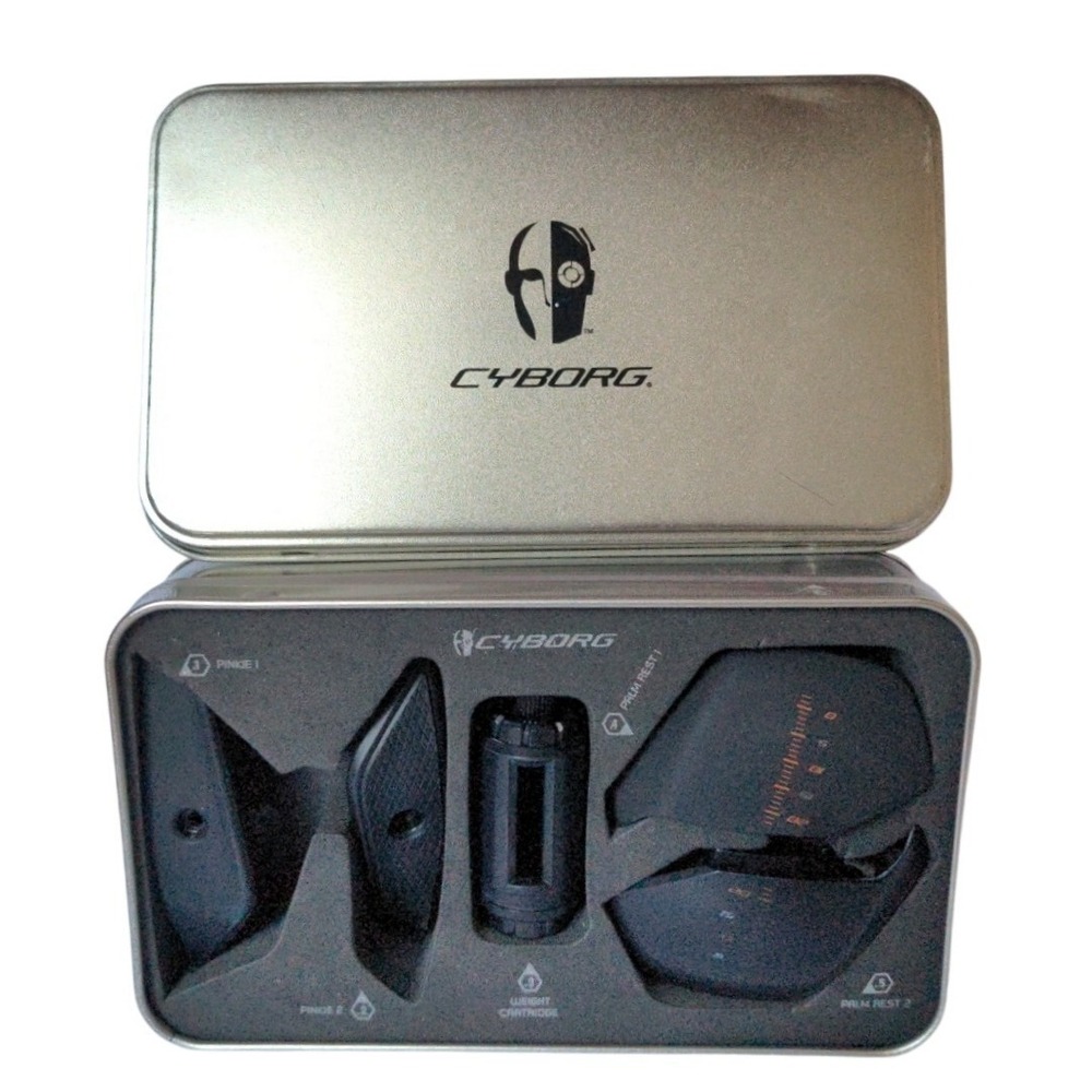 Mad Catz Cyborg R A T 7 9 Gaming Mouse Accessory Parts Kit With Cyborg Tin Case
